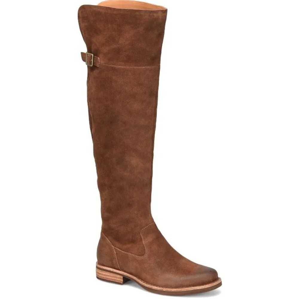 NEW KORK- EASE Addison Rust Tobacco Distressed BOOTS SIZE 6.5